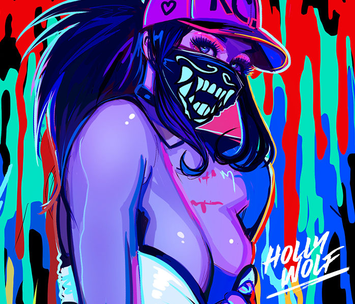 Akali K/DA Mouspad