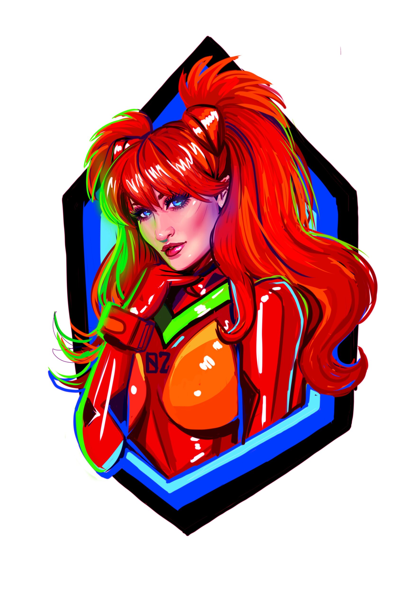 Asuka Emblem Sticker
