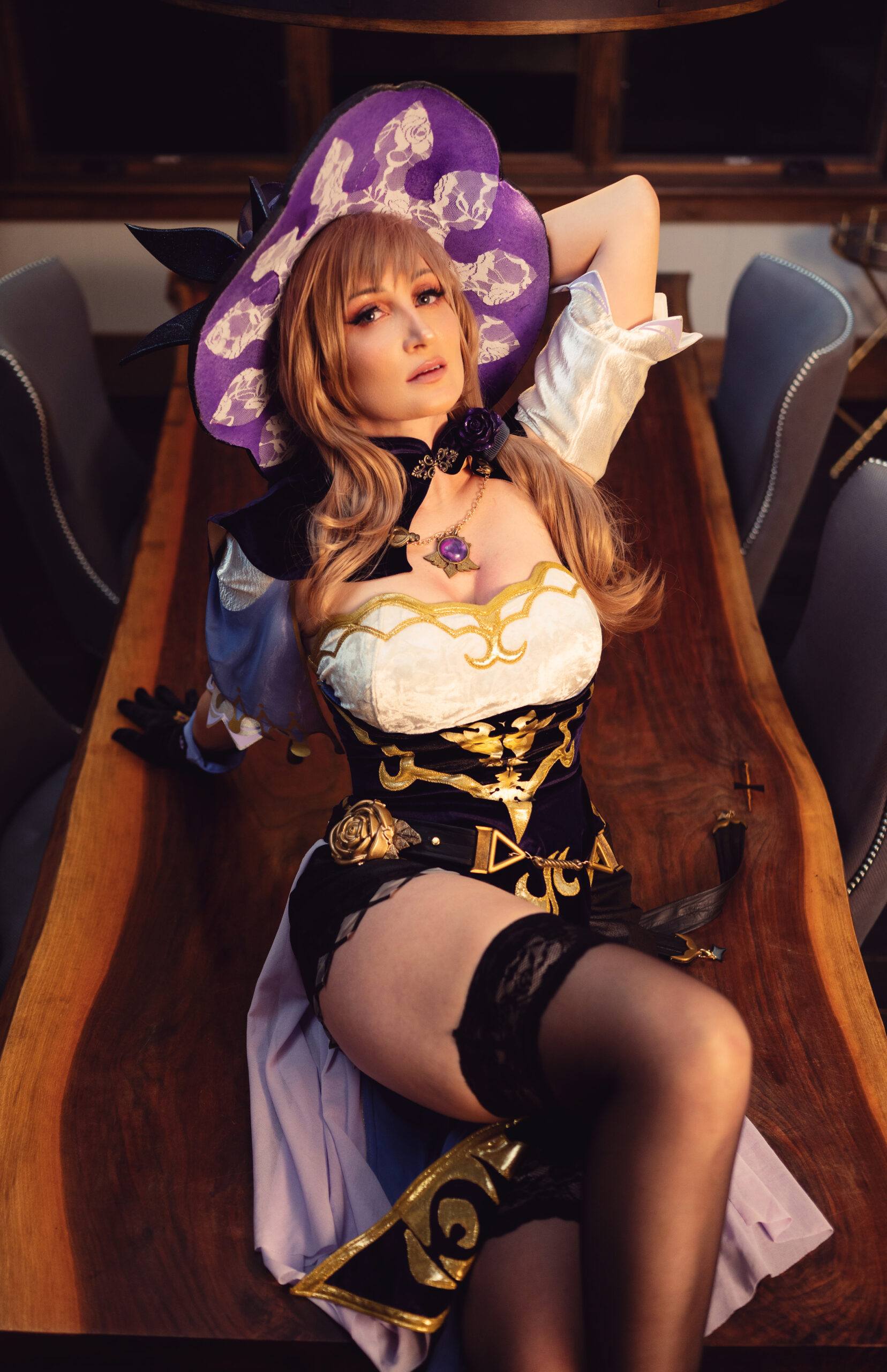 Genshin Impact Lisa Cosplay Duo Sided Print