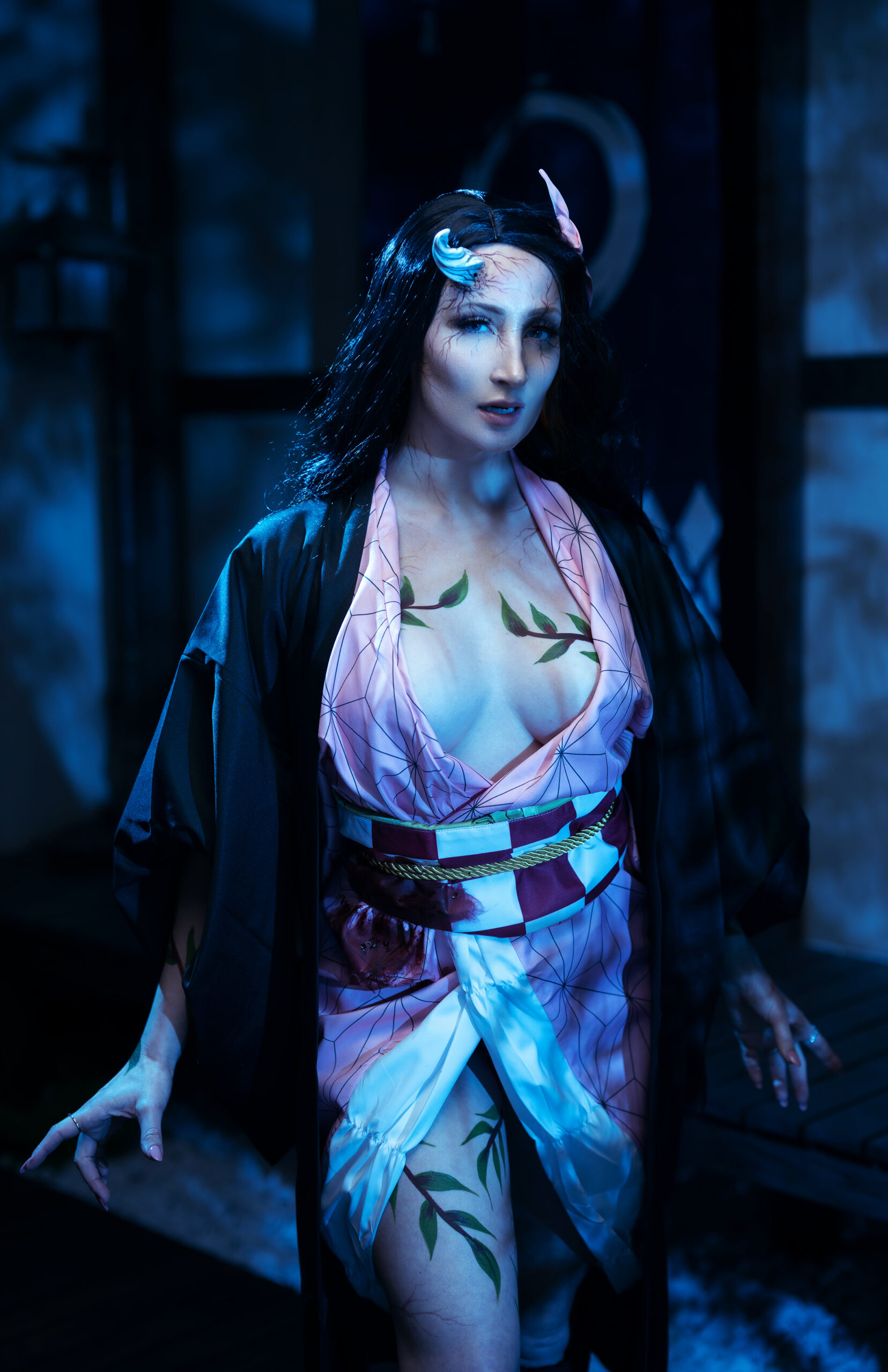 Nezuko Cosplay Duo Sided Print